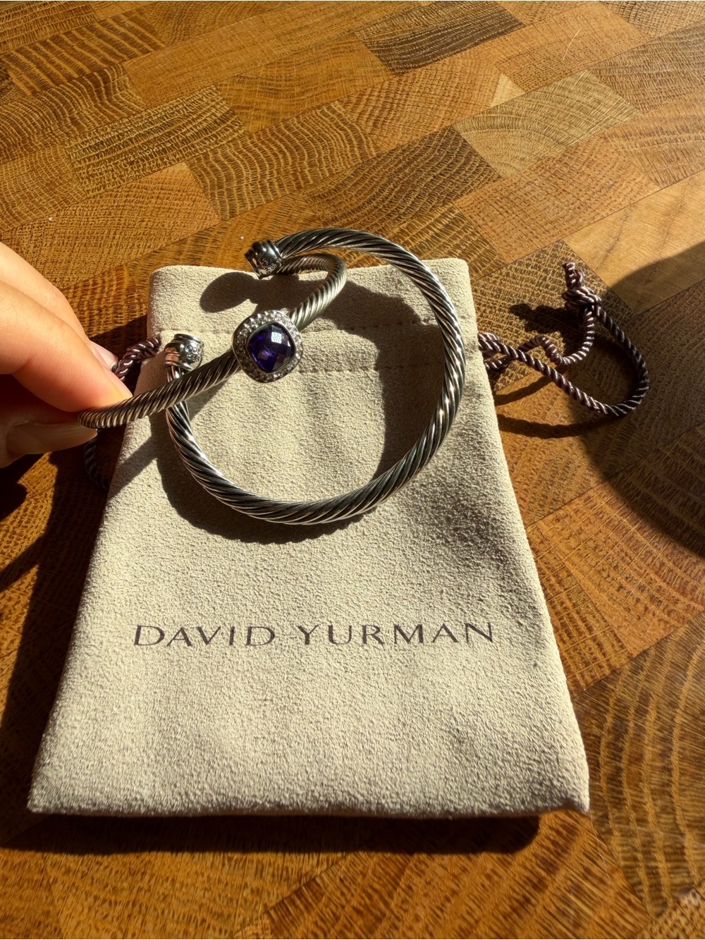 David Yurman Silver-Tone Twisted Cable Bracelet Set